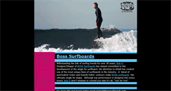Desktop Screenshot of bosssurfboards.com
